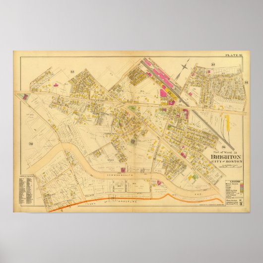 Poster Brighton, Massachusettes 5 (Devant)