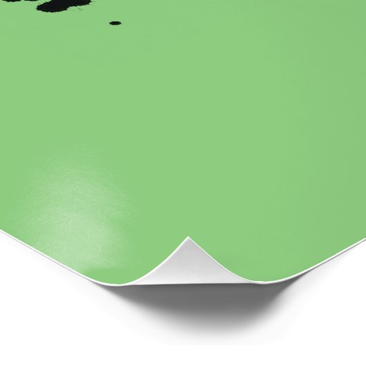 Poster brillant acrylique Splaty (Coin)