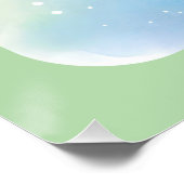 Poster brillant Arc-en-ciel (Coin)