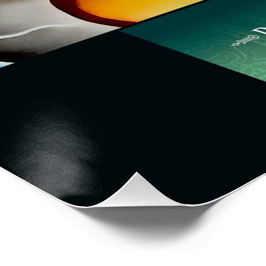 Poster brillant 'Change it up' (Coin)