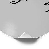 Poster brillant de marque commerciale Grey (Coin)