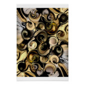 Poster brillant "Dimension Vs Shape" (Devant)