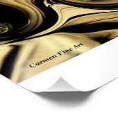 Poster brillant "Dimension Vs Shape" (Coin)