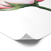 Poster brillant en toile Rose Premium 8x10 (Coin)