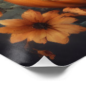 Poster brillant Halloween Bat hb7 (Coin)