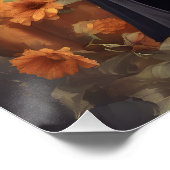 Poster brillant Halloween Bat hb8 (Coin)