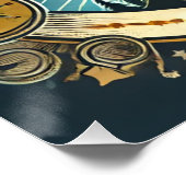 Poster brillant "Live for the Journey" (Coin)