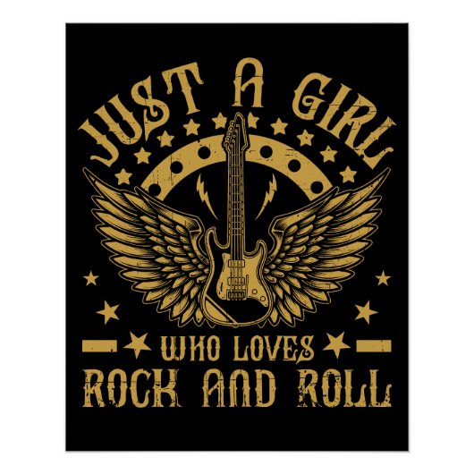 Poster brillant Music Rock and Roll Perfect Poster (Voorkant)