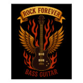 Poster brillant Music Rock Forever (Devant)