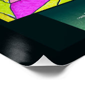 Poster brillant 'Né pour marcher seul' (Coin)