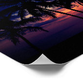 Poster Brillant Ocean Sunset Beach (Coin)