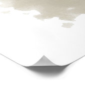 Poster brillant Peintre dénoyauté (Coin)