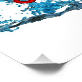 Poster brillant pour la conservation de l'eau (Coin)