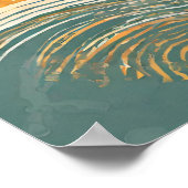 Poster Brillant Soleil au-dessus du soleil Illustration M (Coin)