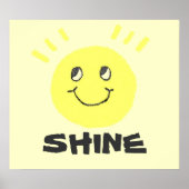 Poster Brillant visage sourire (Devant)