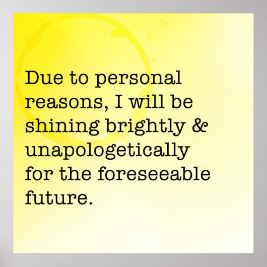 Poster Brillante Unapologtiquement Motivationnelle (Devant)