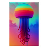 Poster brillantMéduse du ciel brillant (Devant)