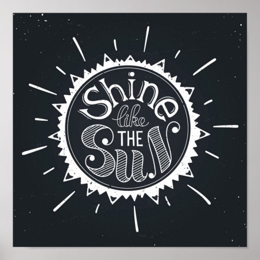 Poster Brille Comme Le Soleil (Devant)
