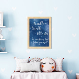 Poster Brille Petite Étoile Connaissez-Vous Combien Vous
