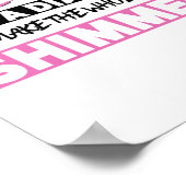 Poster Briller Comme Un Diamant (Coin)