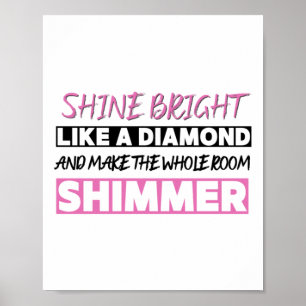 Poster Briller Comme Un Diamant