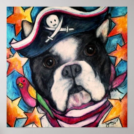Poster Brilliant Bulldog (Devant)