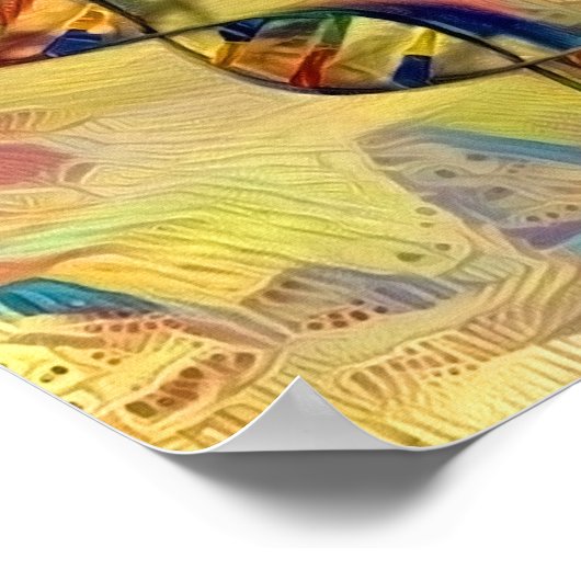 Poster brin d'ADN (Coin)