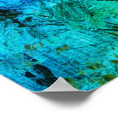 Poster Brindilles d'arbre du sapin gélose glacée magique (Coin)