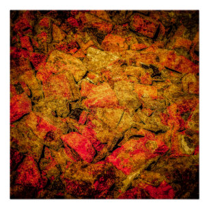 Poster Briques cassées