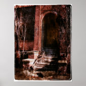 Poster Briques et vignes abandonnées (Devant)