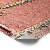 Poster Briques - Pavés de rue antiques (Coin)