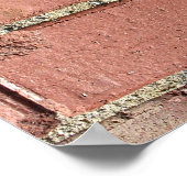 Poster Briques - Pavés de rue antiques (Coin)