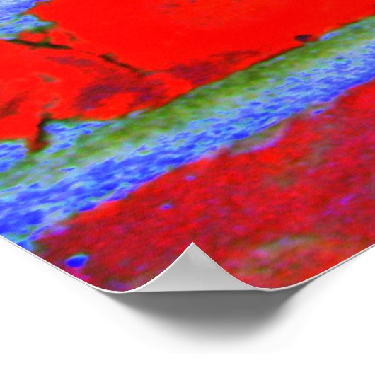 Poster Briques trippées (Coin)