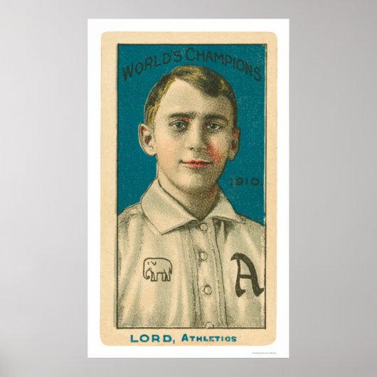 Poster Bris Lord Baseball 1910 (Devant)