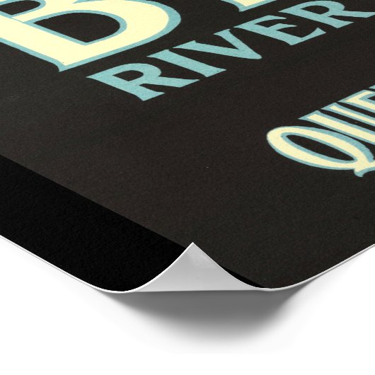 Poster Brisbane Australie Tourisme (Coin)