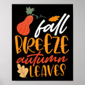 Poster Brise D'Automne Et Feuilles D'Automne (Devant)