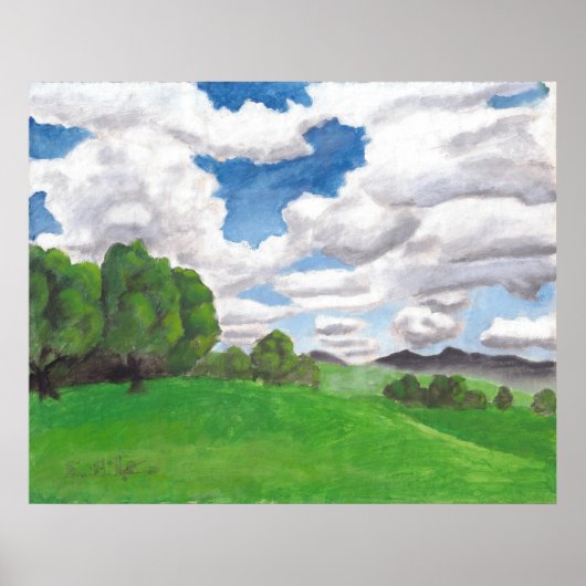 Poster Brise d'été dans les collines Imprimer (Devant)