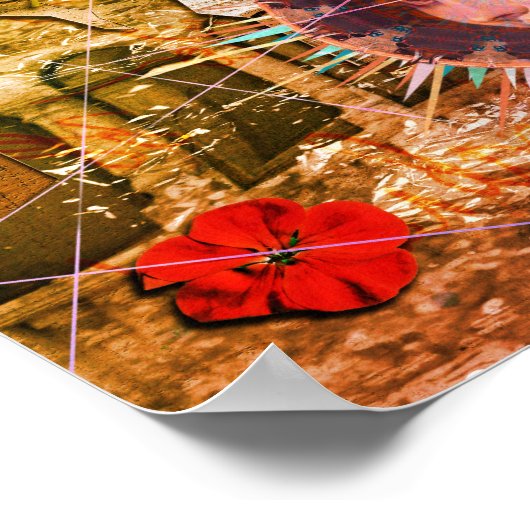 Poster Brisé, Éparpillé, Enveloppé Et Transcendé (Coin)