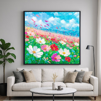 Poster Brise Florale - Style de peinture artistique