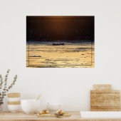 Poster Brise-glace au coucher du soleil (Cuisine)
