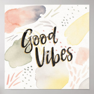 Poster Brise III Good Vibes de pré