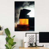 Poster Brise qui s'estompe (Bureau à domicile)