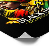 Poster Briser chaque chaîne Noir Histoire Mois Femmes Bla (Coin)