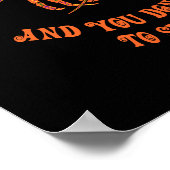 Poster Briser l'impression de la tête (Coin)