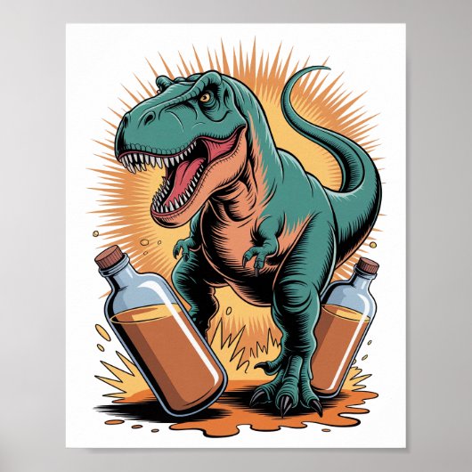 Poster Briser plus de bouteilles (Devant)