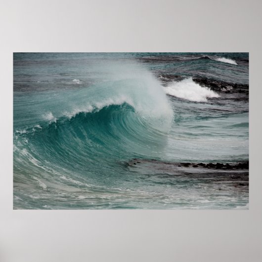 Poster Briseur de vagues en Tasmanie (Devant)