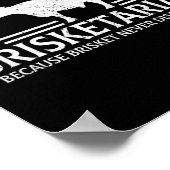 Poster Brisketarian Parce Que Brisket Ne Déçoit Jamais Bb (Coin)