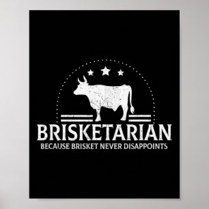 Poster Brisketarian Parce Que Brisket Ne Déçoit Jamais Bb
