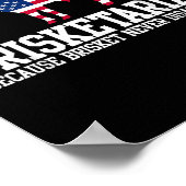 Poster Brisketarian parce que Brisket ne déçoit jamais Br (Coin)