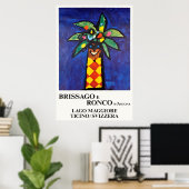 Poster Brissago e Ronco s Ascona, Suisse, Voyage (Bureau à domicile)